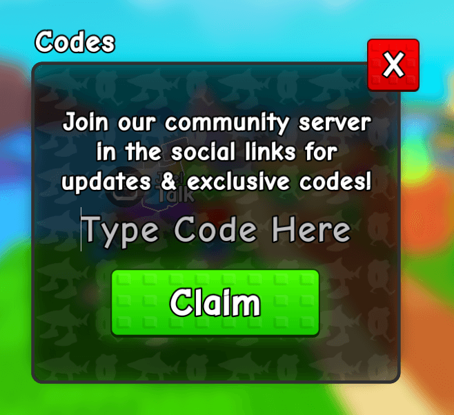 Enter code and claim reward